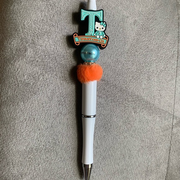 Tiffany & Co. and Hello Kitty Handmade Customized Blue White and Orange Pen NWOT - Picture 10 of 13